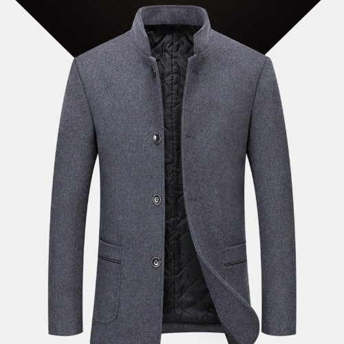 Men's Fashion Casual Woolen Coat