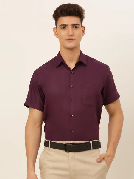 Dromedas Men Cotton Solid Formal Shirt's-SF-833